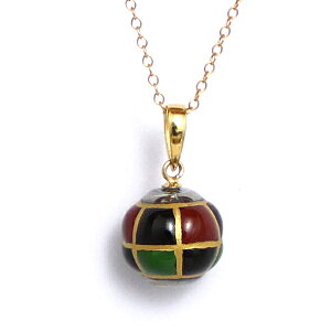 【工房限定オリジナル商品】他にはありません。可愛い小玉が胸元に輝くシンプルな作品。外国人お土産やプレゼントに最高!伊万里焼ペンダント。【楽ギフ_包装選択】【楽ギフ_メッセ入