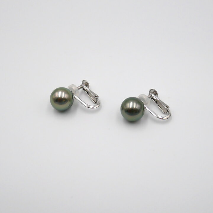 楽天市場】8.0mm〜10.0mm 南洋 黒蝶 真珠 ネックレス イヤリングセット 