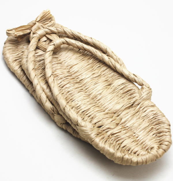 天然藁を使用した藁草履（ №186 ）24cm