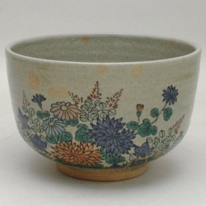 楽天市場】【茶器/茶道具 抹茶茶碗】 出雲焼き 秋草 長岡空郷（楽山窯  