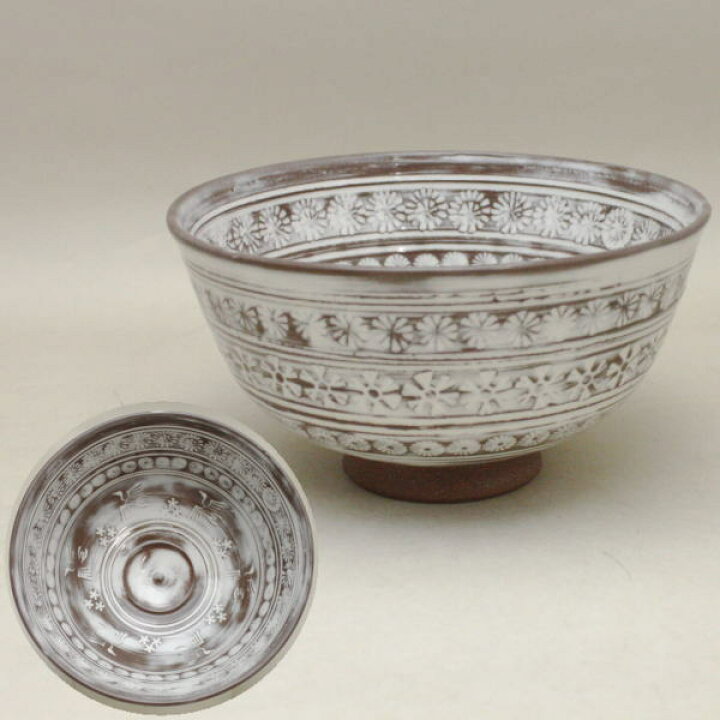 楽天市場】【茶器/茶道具 抹茶茶碗】 三島茶碗 浅見五郎助作（祥瑞窯 
