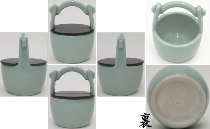 楽天市場】【茶器/茶道具 替茶器】 青磁 手桶 手塚祥堂作 : いまや 
