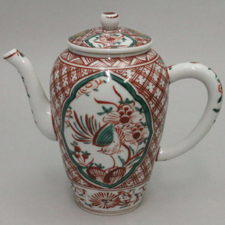 楽天市場】注文中【煎茶道具 水注】 京焼き 水次 赤絵 花鳥 高野昭阿弥 