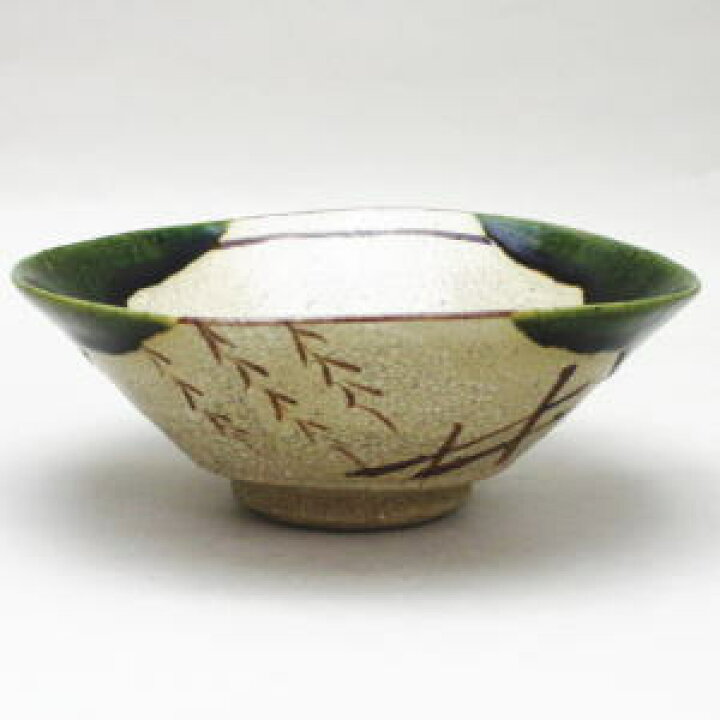 楽天市場】【茶器/茶道具 抹茶茶碗】 平茶碗 織部焼き 松本鉄山作 
