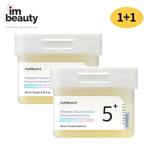 y1+1znumbuzin io[YC 5 ʃO^`ICtBpbh 70/io[YCNo.5 Vitamin Niacinamide Concentrated Pad uCgjOpbh ݃PA et Ff r^~ O^`