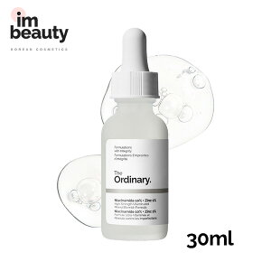 The Ordinary �W�I�[�f�B�i���[ �i�C�A�V���A�~�h10%+����1% 30ml / Niacinamide 10% + Zinc 1% / �ь��̃N�����W���O / �����P�A / �u���C�g�j���O / ���o���A�T�|�[�g / �X�L���P�A / �W���P�A / �J�i�_�R�X