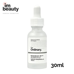 The Ordinary �W�I�[�f�B�i���[ �i�C�A�V���A�~�h10%+����1% 30ml / Niacinamide 10% + Zinc 1% / �ь��̃N�����W���O / �����P�A / �u���C�g�j���O / ���o���A�T�|�[�g / �X�L���P�A / �W���P�A / �J�i�_�R�X