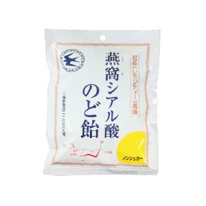 【訳あり】【賞味期限間近:2025.12】燕窩シアル酸のど飴 87g 1袋 紅茶(レモンティー風味) ノンシュガー のど飴 のどあめ シアル酸 燕窩 キャンディ 飴 あめ 美容 健康 トキワ漢方製薬 お中
