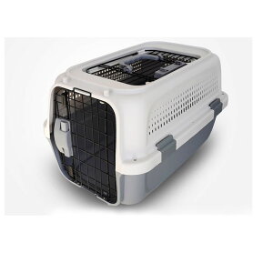 犬 キャリーケース ダブルドア ペットキャリー ペット用キャリーケース コンテナ クレート 飛行機 猫 犬用 猫用 ペット用 小型犬 ペット用キャリー 通院 おでかけ S M サイズ