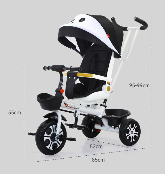 楽天市場】三輪車 ベビーカー（両対面）子供用三輪車 座っても横になっ 