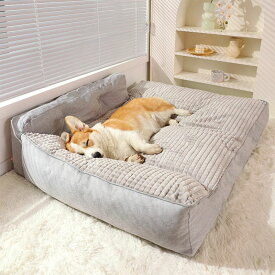 ペットベッド 犬 猫 ペット ソファーベッド カバーを外して洗える ベット ペットソファー ペットソファー 犬ベット ペットソファー 犬用ベッド 猫用ベッド クッション オールシーズン 犬 猫 ペット用 グッズ 犬用 猫用 冬用 保温 滑り止め