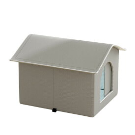 ペットハウス 夏 ひんやり ペットハウス 猫ハウス 夏用 冷感 製氷袋付き ペットベッド 夏用 犬ハウス 猫ハウス 保冷 ペットベッド 猫 ベッド 夏用 ドアカーテン付き 暑さ対策 ペットハウス クール 冷感 冷却マット ペット 冷房 犬小屋 猫小屋 ペット クール オシャレ