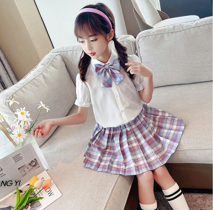 楽天市場】スクール 制服 学生服 子供制服 4点セット スクールシャツ  