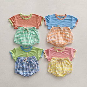 【6%OFFクーポン】ベビー服 セットアップ 女の子 男の子 ジャージ 上下セット キッズ 韓国こども服 tシャツ 半袖 ショートパンツ おしゃれ 可愛い 赤ちゃん 新生児 ルームウェア 部屋着 春 夏