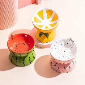 【10%OFFクーポン】猫 食器 傾斜 陶器 フードボウル 猫用 犬用 食べやすい 高さがある ペット食器 おしゃれ 斜め ペット用 エサ皿 えさ皿 餌入れ エサ入れ えさ 台 水飲み ボウル 水入れ お皿 ご飯皿 水分補給 ネコ 小型犬 キャットフード入れ 可愛い 雑貨 負担軽減