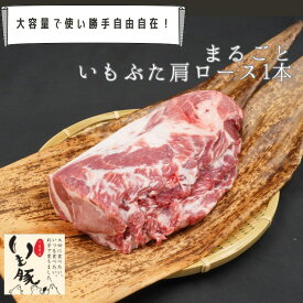 千葉県産 いも豚 肩ロース ブロック 塊 1本 約2kg 大容量 業務用 飲食店 送料無料 国産 豚肉 ぶた ブランド豚 肉 冷蔵 チルド 鮮度 柔らかい 焼肉 トンテキ ステーキ ソテー しょうが焼き 生姜焼き[fm]