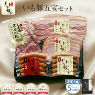【お中元 ギフト 5%OFFクーポン】千葉県産 ブランド豚 いも豚五宝セット "お世話になった方への感謝の気…