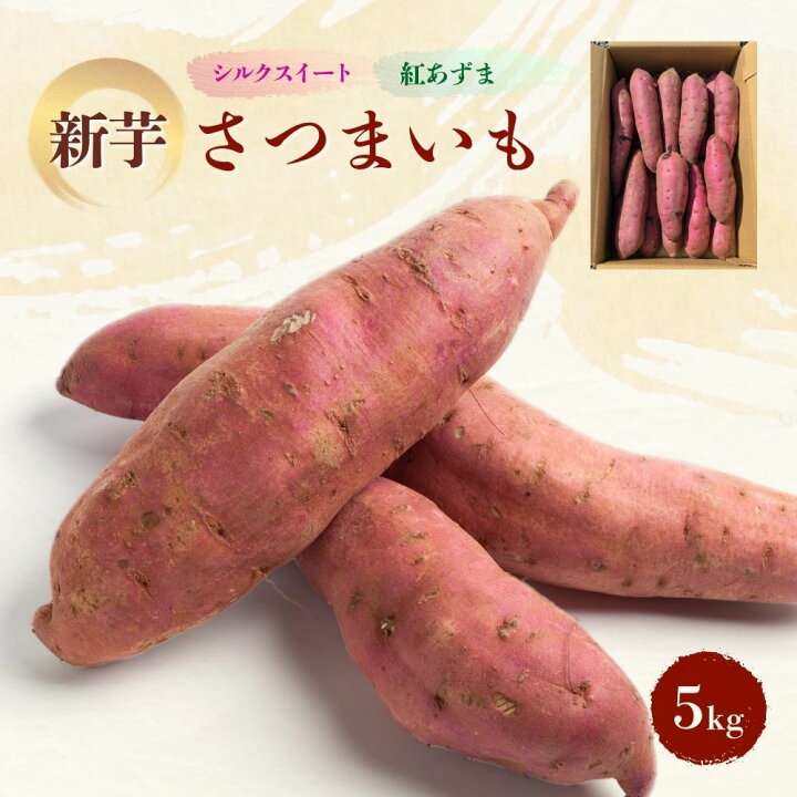 楽天市場】2025年 新芋 シルクスイート 紅あずま さつまいも 5kg 茨城 