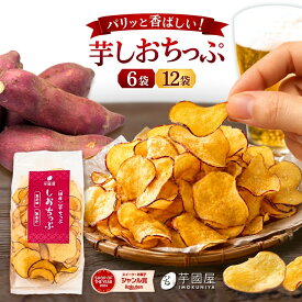 芋國屋 さつまいもチップス 芋チップ 塩 6袋 12袋 個包装 小分け 無添加 国産 お菓子 おやつ 子供 芋チップス 芋けんぴ こめ油 和菓子 お取り寄せ 茨城県 送料無料 しおちっぷ