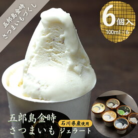 ジェラート ギフト「五朗島金時さつまいも 6個入」送料無料 アイスクリーム ジェラート シャーベット 出産 内祝い お祝い 誕生日 お取り寄せ お取り寄せスイーツ お土産 手土産