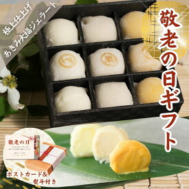 敬老の日 スイーツギフト「あきみ(秋味)大福ジェラート 9個入」送料無料 アイスクリーム ジェラート シャーベット 出産 内祝い お祝い 誕生日 お取り寄せ お取り寄せスイーツ お土産 手土産
