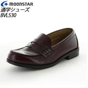 ムーンスター ローファー レディース BVL530 46405304 MOONSTAR 通学 シューズ