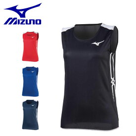 ネコポス ミズノ レディース ノースリーブ 袖なし レーシングシャツ U2MA8250 MIZUNO 陸上競技 トラック