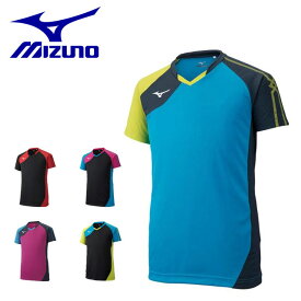 ネコポス ミズノ メンズ レディース バレーボール シャツ 半袖 Vネック ゲームシャツ ユニセックス V2MA9001 MIZUNO