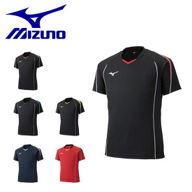 ネコポス ミズノ メンズ レディース バレーボール シャツ 半袖 ゲームシャツ 定番 ユニセックス V2MA9087 MIZUNO