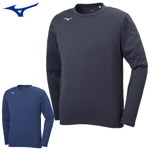 ネコポス ミズノ スポーツウエア メンズ レディース Tシャツ 長袖 MIZUNO 32MA0145 ロングスリーブシャツ スリムシルエット 吸汗速乾 トレーニングウエア