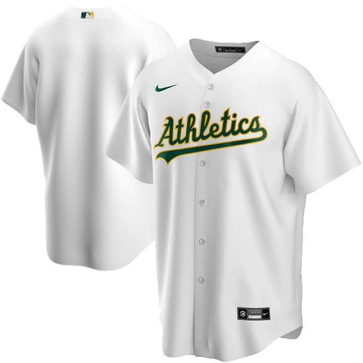 楽天市場 ナイキ Mlb オークランド アスレチックス オフィシャル レプリカジャージ ユニフォーム ホーム Nike シャツ 野球 応援 観戦 ブランクタイプ ホワイト 送料無料 あす楽 ｉｍｏｔｏ ｓｐｏｒｔｓ