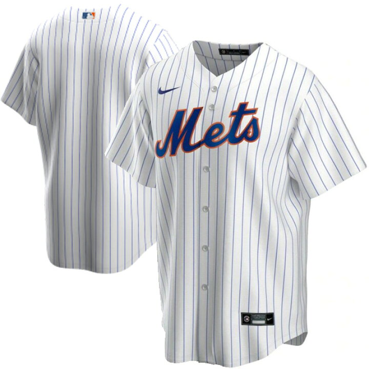 楽天市場 ナイキ Mlb ニューヨーク メッツ オフィシャル レプリカジャージ ユニフォーム ホーム Nike シャツ 野球 応援 観戦 ブランクタイプ ストライプ 送料無料 あす楽 ｉｍｏｔｏ ｓｐｏｒｔｓ