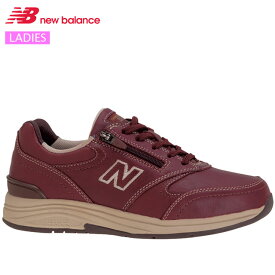 ニューバランス ウォーキングシューズ レディース WW585 4E ビターブラウン 76170223 new balance 内側ファスナー付き 4E ワイド設計 カジュアルシューズ