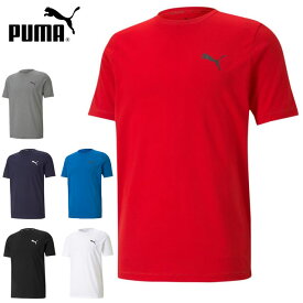 ◆◇ネコポス プーマ トレーニングウエア メンズ ACTIVE スモールロゴ Tシャツ PUMA 588866 半袖シャツ 運動中の衣服内もドライで快適 カジュアル スポーツウエア