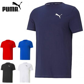 ネコポス プーマ トレーニングウエア メンズ ACTIVE ソフト Tシャツ PUMA 588869 半袖シャツ 運動中の衣服内もドライで快適 カジュアル スポーツウエア