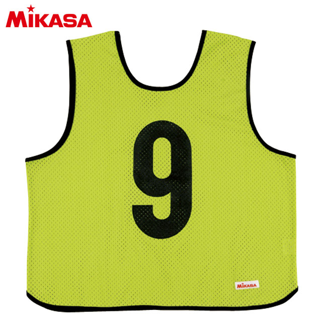 送料無料 ミカサ MIKASA ゲームジャケット 5枚セット レギュラーサイズ 蛍光グリーン GJR205KG 無地 スポーツ 運動 ビブス クラブ活動や体育授業に最適