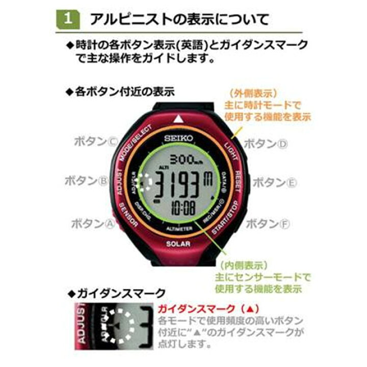 楽天市場】セイコー SEIKO ウォッチ 腕時計 アルピニスト L