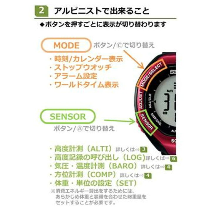 楽天市場】セイコー SEIKO ウォッチ 腕時計 アルピニスト L
