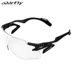 エアフライ スポーツアクセサリー メンズ レディース スポーツサングラス CST AF301C33BK AirFly カーボンスタイル 鼻パッドがない 大型の調光レンズ