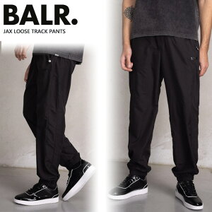 ���{�[���[ BALR. �p���c �����O ���[�Y JAX LOOSE TRACK PANTS JET BLACK �J�W���A�� �t�@�b�V���� B1412 1010 �����y ��������