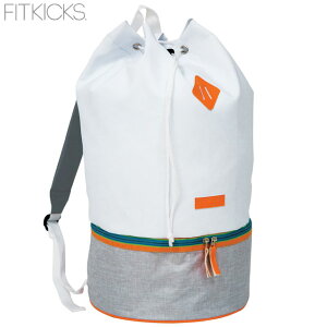 �t�B�b�g�L�b�N�X FITKICKS �o�b�O FK THROWBACK BAG WHITE �o�b�N�p�b�N �����b�N�T�b�N �p�i �p�� ���� �A�C�e�� �O�b�Y �A�N�Z�T���[ �J�W���A�� �A�N�e�B�u���C�t�X�^�C�� �A�[���I�[�G�k RON KFK300