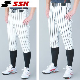 エスエスケイ SSK ユニフォームパンツ ストライプショート丈パンツ ズボン ボトムス ウエア 野球 ベースボール UP002S