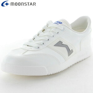 ムーンスター MOONSTAR 通学シューズ メンズ レディース ユニセックス ジュニア ジャガーシグマセーフ06 ホワイト/シルバー 2E 軽量 視認性 シューズ 靴 用品 用具 12320722