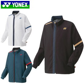 ヨネックス YONEX ジャケット ユニ裏地付ウィンドウォーマーシャツ ジャンパー アウター トップス ウエア アパレル 服 ヒートカプセルダブル 再生ポリエステル 制電 反射 撥水 フルモーション3D 裾スピンドル仕様 メンズ レディース ユニセックス テニス 70086