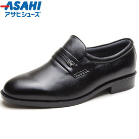 アサヒシューズ ビジネスシューズ 通勤快足TK7710 ブラック メンズ フォーマルテイストのプレーントゥーデザイン 革靴 フットウェア 用品 用具 ビジネス ASAHI AM77101