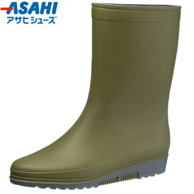アサヒシューズ レインブーツ R307 オリーブ レディース レインシューズ 長靴 雨靴 フットウェア 用品 用具 ASAHI KH30013