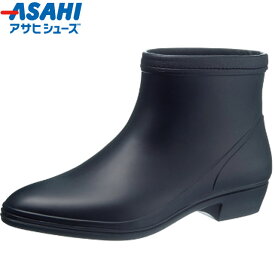 アサヒシューズ レインブーツ R308 ブラック レディース 大人の女性向け 長靴 雨靴 フットウェア 用品 用具 ASAHI KH30023