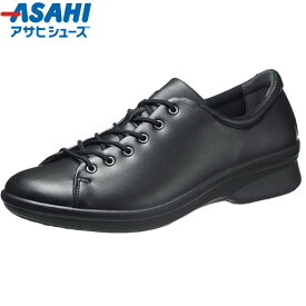 アサヒシューズ メディカルウォークCC L027 ブラック レディース ウォーキングシューズ KV30115 3E 内側ファスナー 日本製 国産 靴 スニーカー 女性用