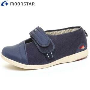 ムーンスター MOONSTAR リハビリシューズ メンズ レディース ユニセックス PASTEL406 ネイビー 4E 甲ベルト 軽量 シューズ 靴 用品 用具 11412005