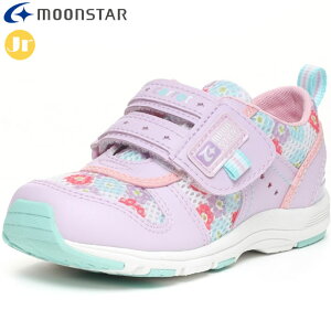 ムーンスター MOONSTAR 子供靴 ジュニア キッズ CARROT CR C2175 パープル 2E 速乾性 通園・通学用 シューズ 用品 用具 12176699